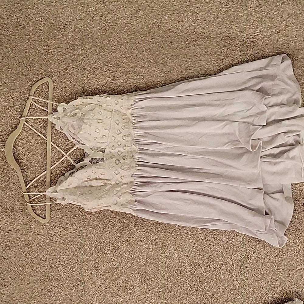 Zenana crochet lace cami - 2xl - bone color